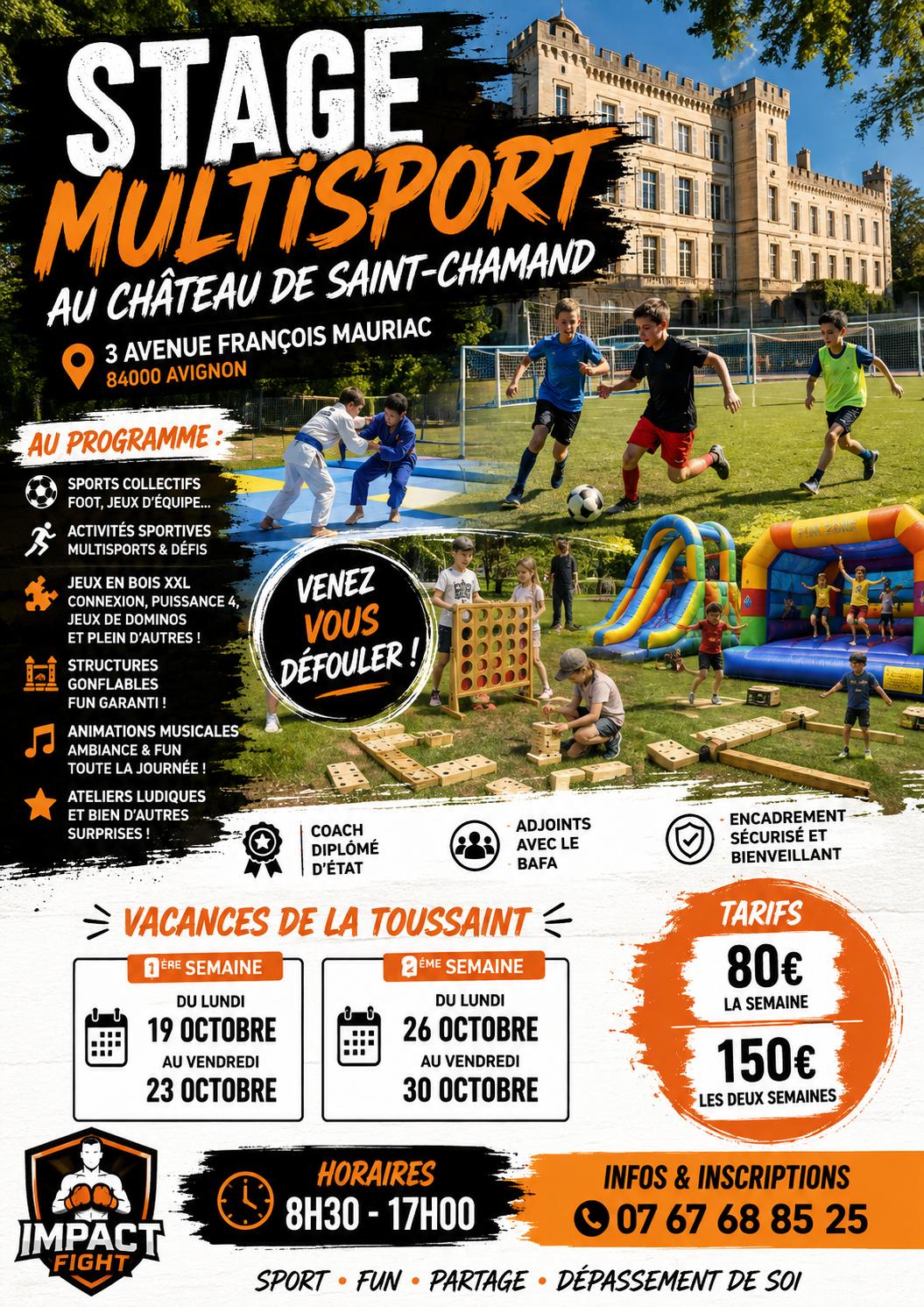 STAGE DE TOUSSAINT 2026